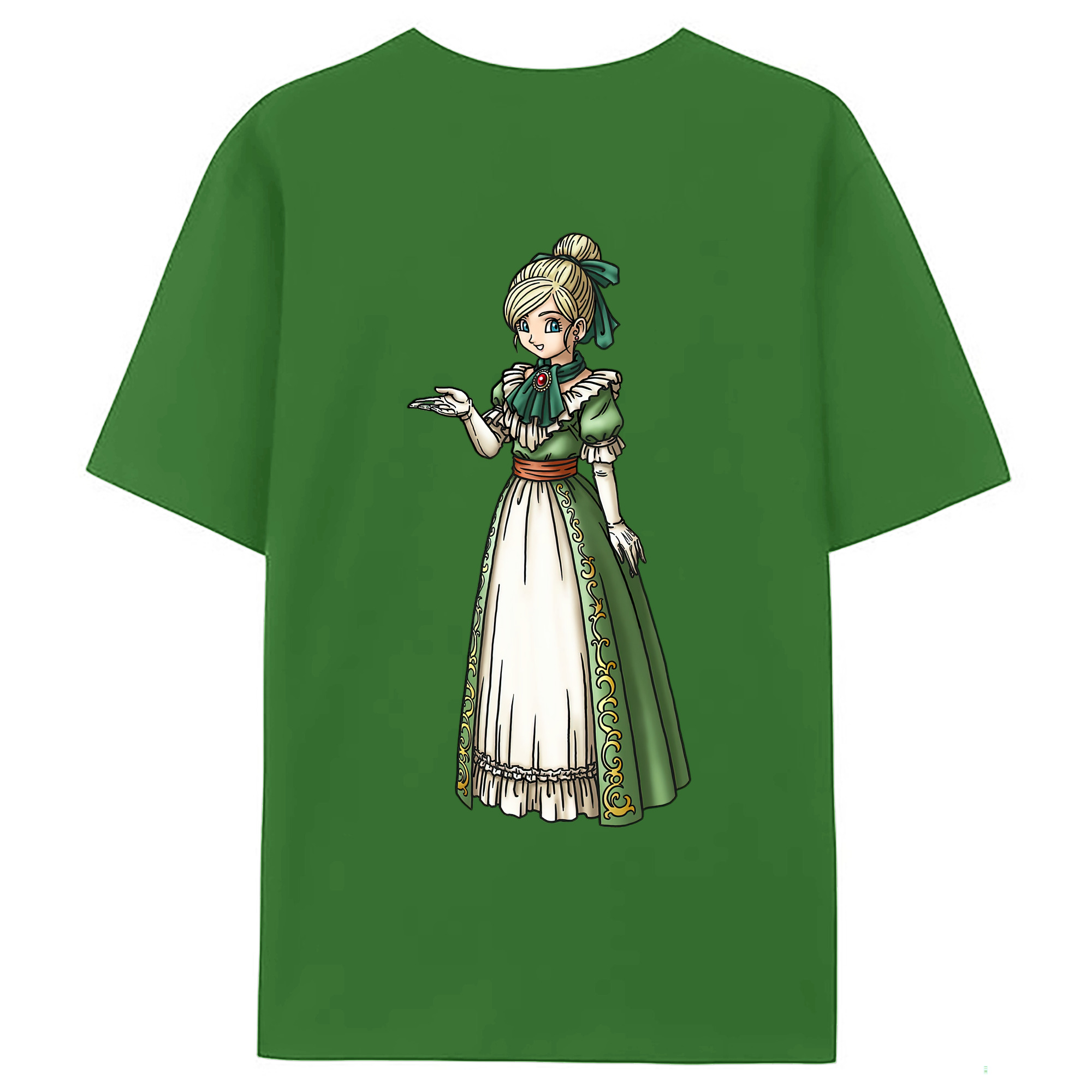 （画像用） ドラゴンクエスト Doragon Kuesuto Dragon Quest レディース半袖Tシャツ(バックプリント)